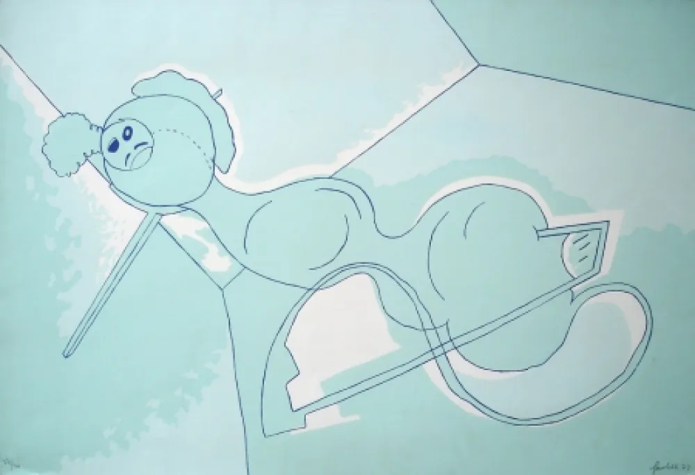 Screenprint Gordillo - Sin título