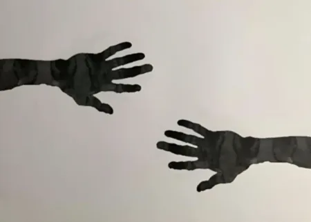 Lithograph Gormley - Hands