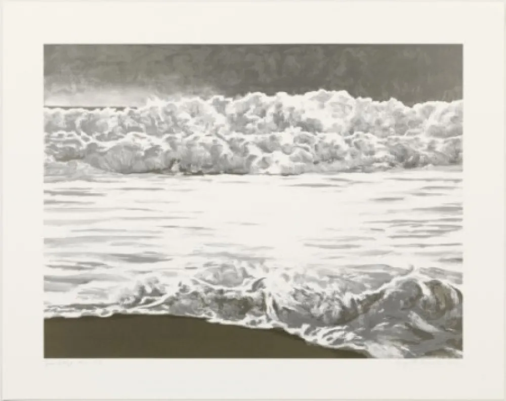 Lithograph Gornick - Sea edge	