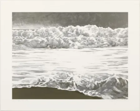 Lithograph Gornick - Sea edge	
