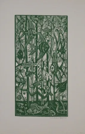 Woodcut Gosen (Von) - Aquarium