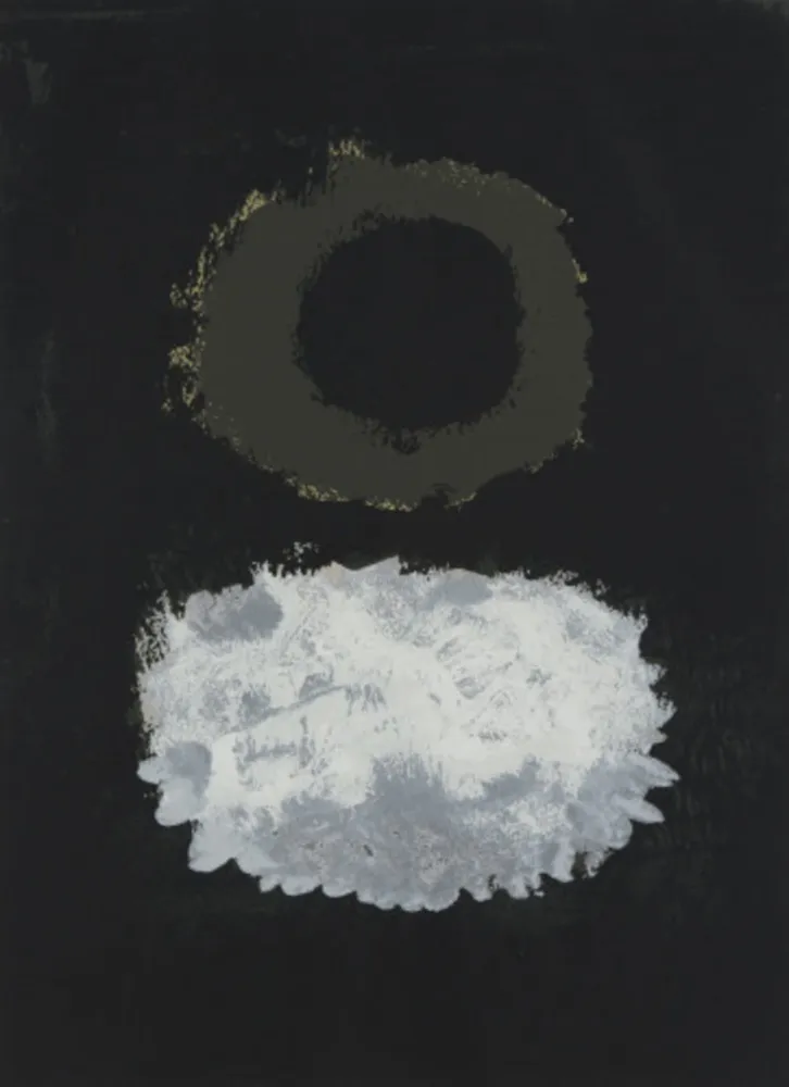 Screenprint Gottlieb - Black Field