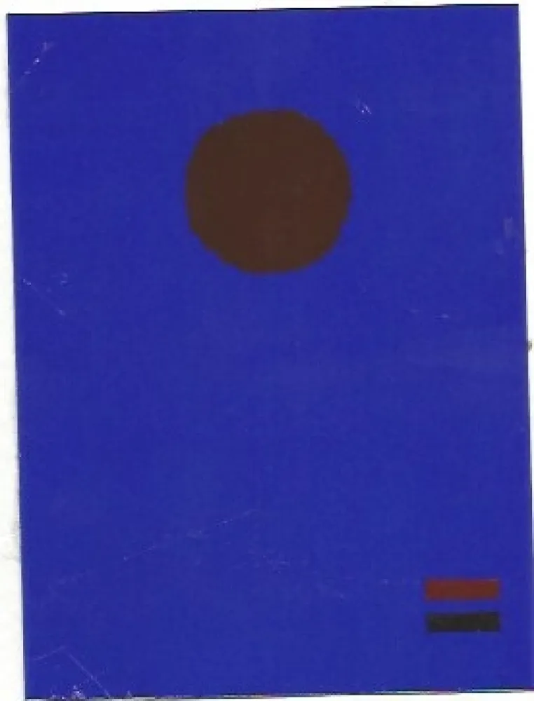 Screenprint Gottlieb - Blue night