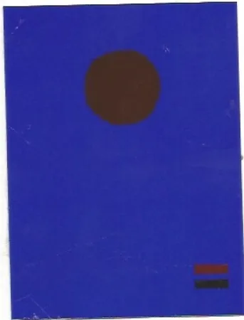 Screenprint Gottlieb - Blue night