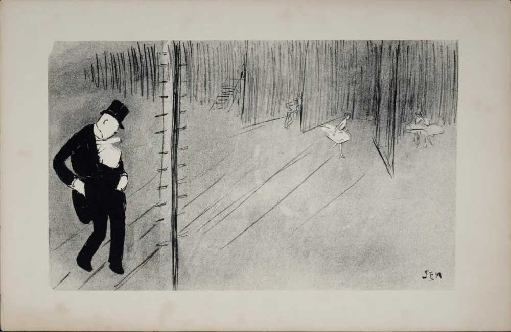 Lithograph Goursat - M. Bachelot, 1901