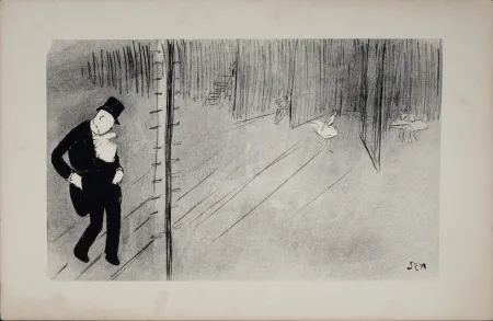 Lithograph Goursat - M. Bachelot, 1901