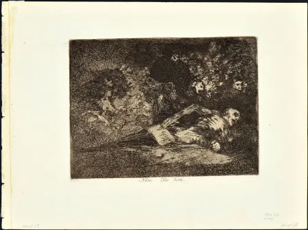 Etching And Aquatint Goya - NADA. ELLO DIRA'