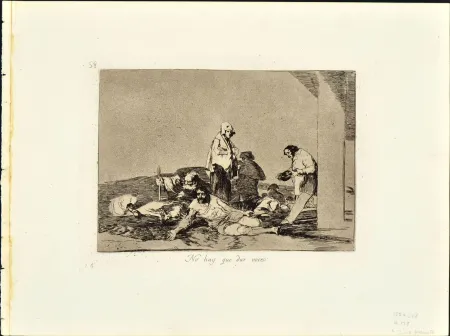 Etching And Aquatint Goya - NO HAY QUE DAR VOCES