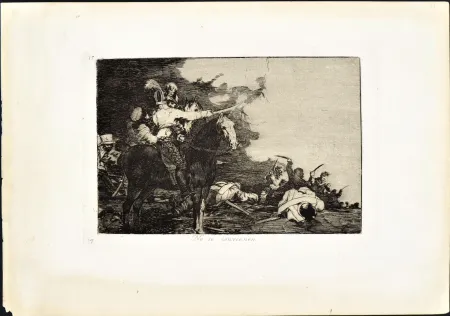 Etching And Aquatint Goya - NO SE CONVIENEN