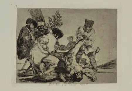 Etching And Aquatint Goya - QUE HAI QUE HACER MAS?
