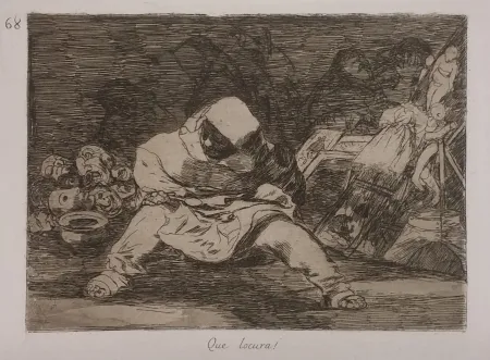 Etching Goya - QUE LOCURA!