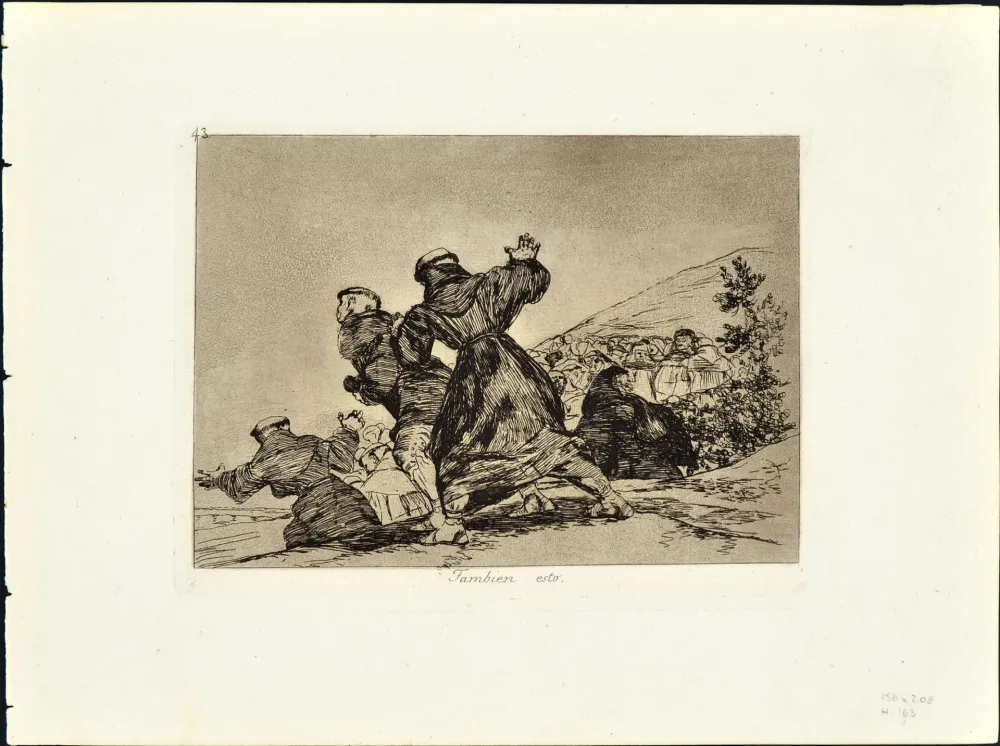 Etching And Aquatint Goya - TAMBIEN ESTO