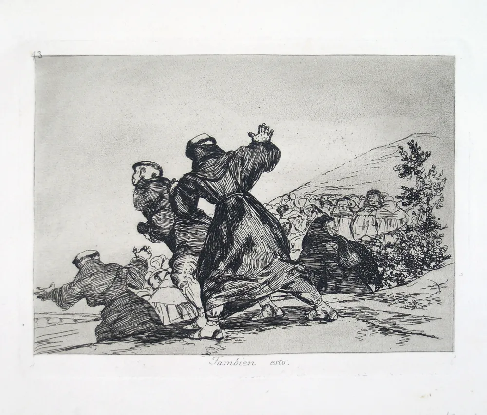 Etching And Aquatint Goya - TAMBIEN ESTO