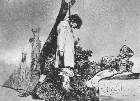 Engraving Goya - Tampoco