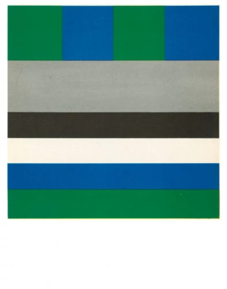 Screenprint Graeser - KUHLE RELATION / KONVERSION