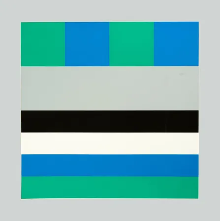 Screenprint Graeser - Kuhle relation/konversion-1966/1973