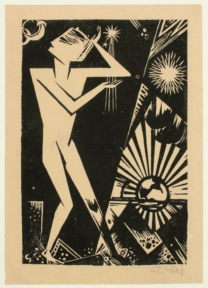 Woodcut Graf - Austeigender Tag (Rising Day)