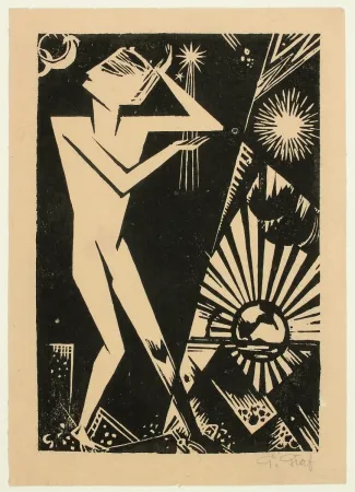 Woodcut Graf - Austeigender Tag (Rising Day)