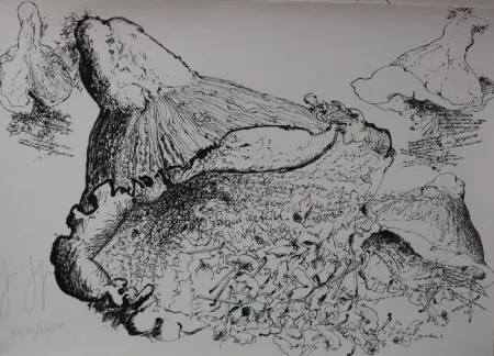 Lithograph Grass - Senza titolo