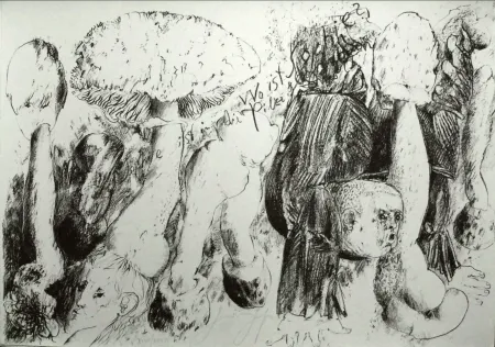 Lithograph Grass - Senza titolo