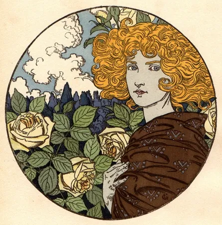 Lithograph Grasset - Jalousie