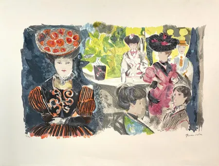 Lithograph Grau Sala - Le petit ami