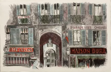 Lithograph Grau Sala - Le petit ami