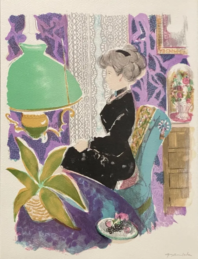 Lithograph Grau Sala - Le petit ami