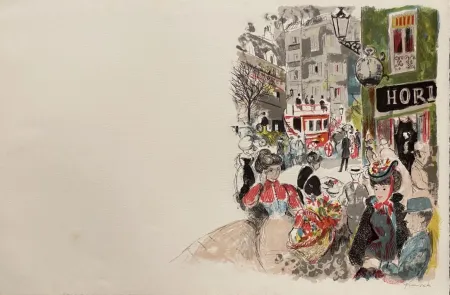 Lithograph Grau Sala - Le petit ami