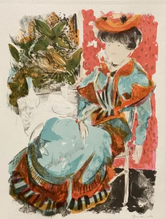 Lithograph Grau Sala - Le petit ami