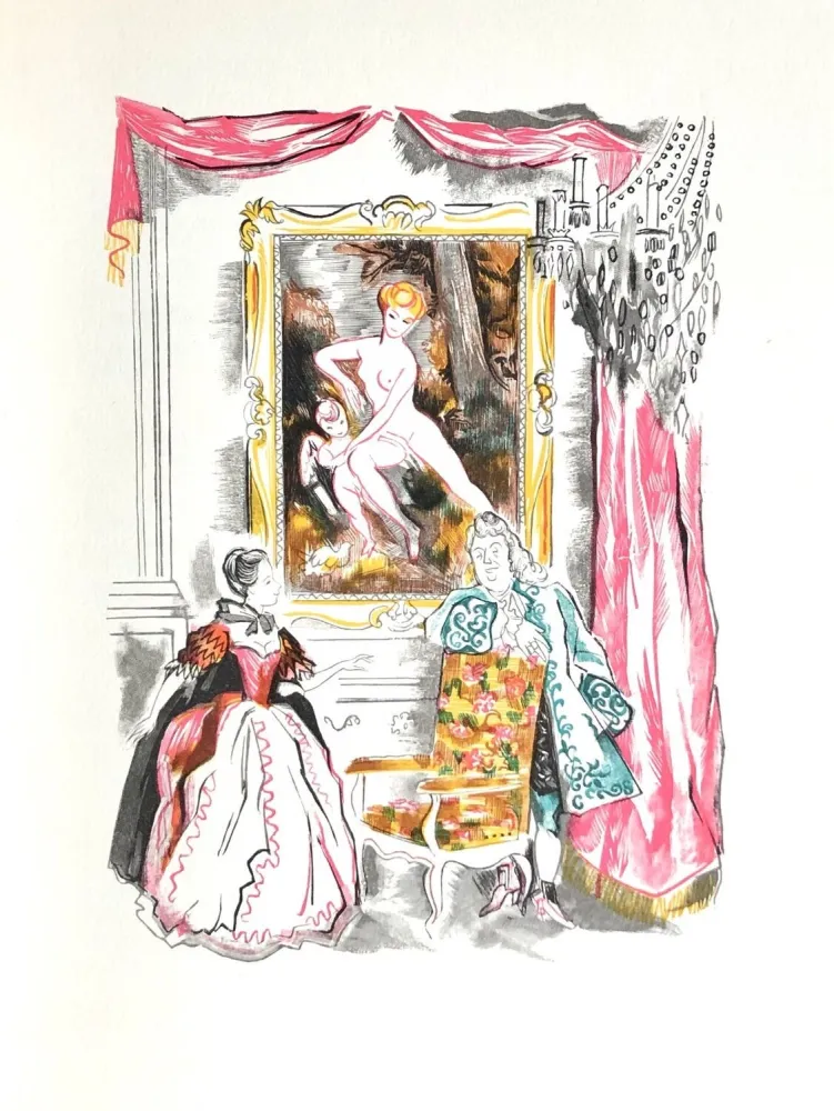 Woodcut Grau Sala - Théâtre de Marivaux