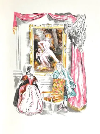 Woodcut Grau Sala - Théâtre de Marivaux