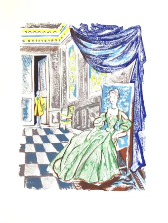 Woodcut Grau Sala - Théâtre de Marivaux