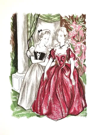 Woodcut Grau Sala - Théâtre de Marivaux