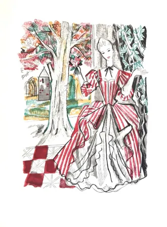 Woodcut Grau Sala - Théâtre de Marivaux