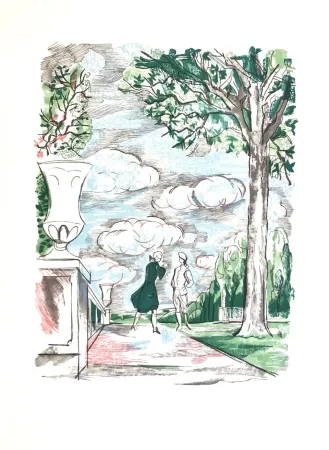 Woodcut Grau Sala - Théâtre de Marivaux