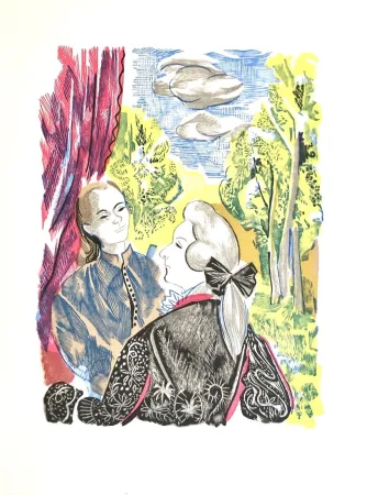 Woodcut Grau Sala - Théâtre de Marivaux