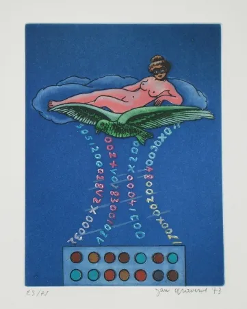 Etching And Aquatint Graverol - Les divinités naturelles