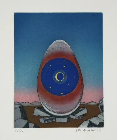 Etching And Aquatint Graverol - Les divinités naturelles