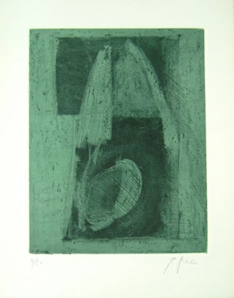 Lithograph Greco - Alterego considera lo spazio