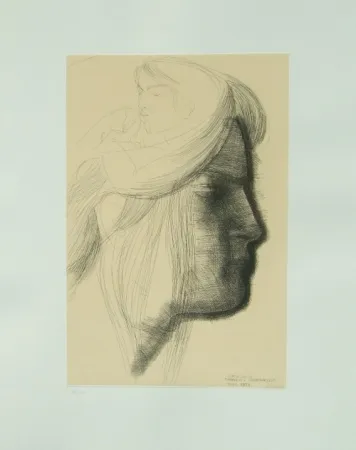 Etching Greco - Omaggio a Michelangelo