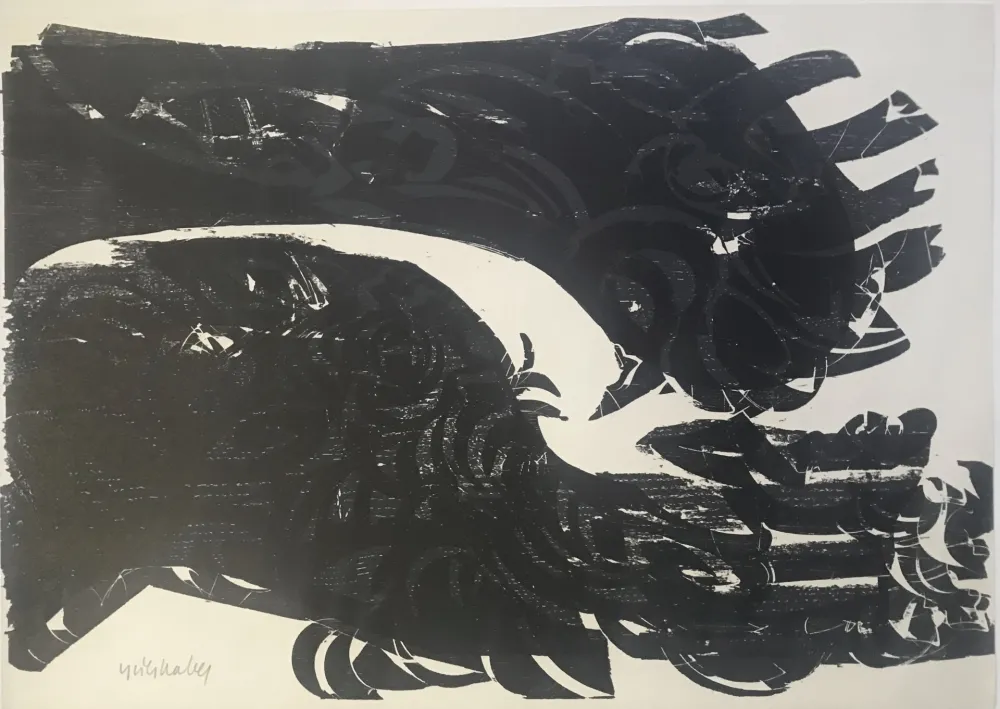 Woodcut Grieshaber -  