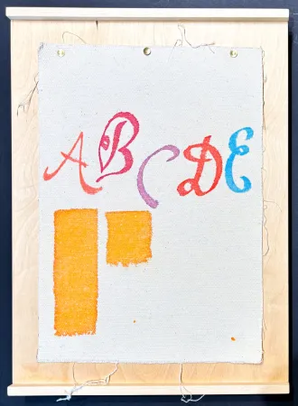 No Technical Griffa - Giorgio Griffa (1936) - Acrylic on canvas - 2014