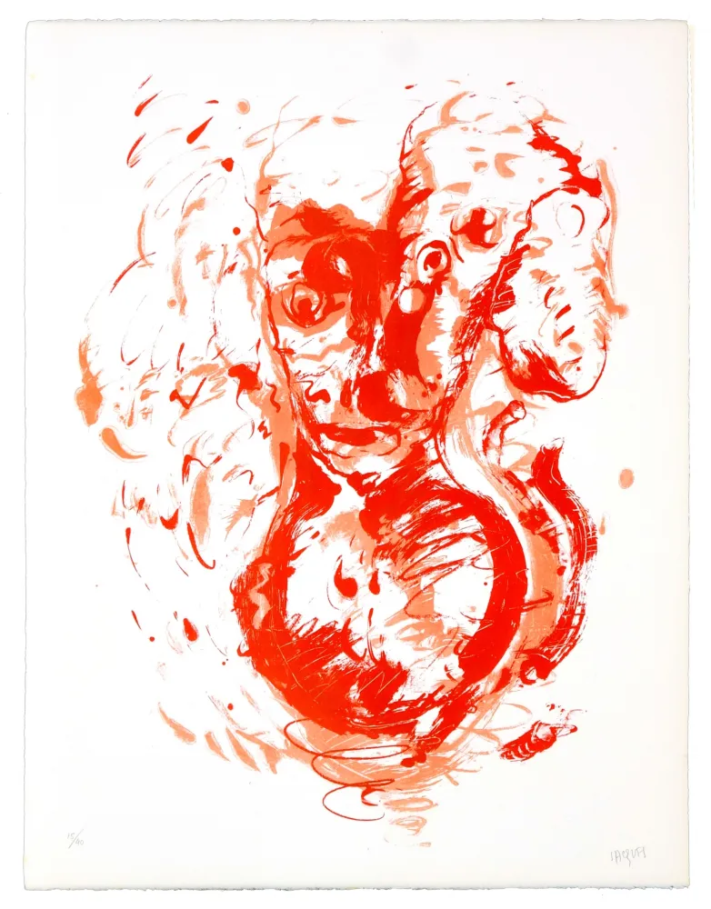 Lithograph Grinberg - Le changement en mauvais esprit 