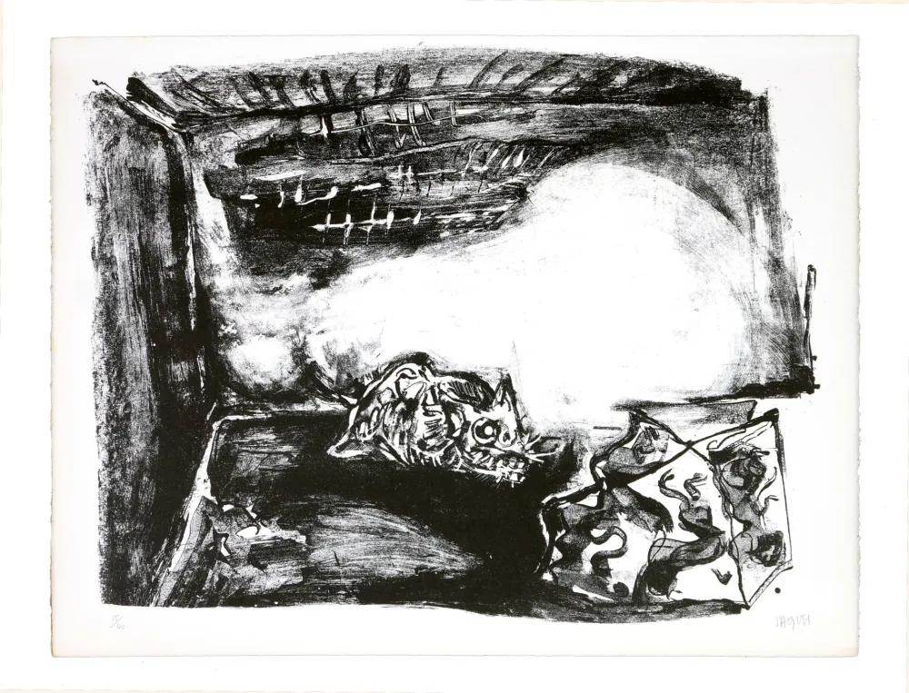 Lithograph Grinberg - Une autre possibilité (en fumée)