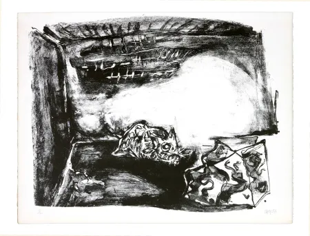 Lithograph Grinberg - Une autre possibilité (en fumée)