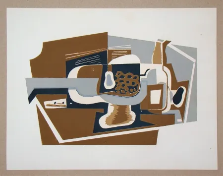 Screenprint Gris  - Le compotier, 1923