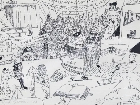 Screenprint Grooms - Stockholm Print