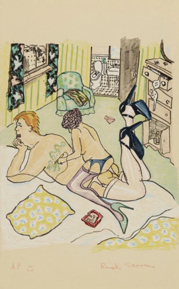 Lithograph Grooms - The Tattoo Artist