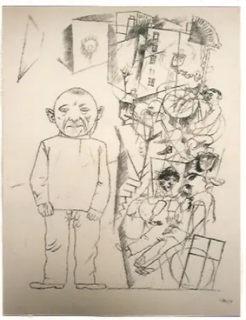 Lithograph Grosz - Der zuchthausler (el convicto)